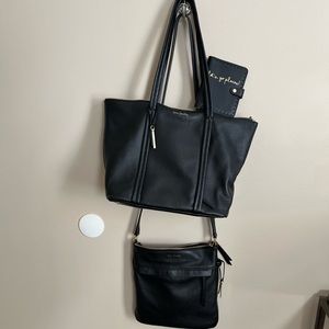 Vera Bradley Leather Mallory Set - Crossbody, Tote, and Passport Wallet